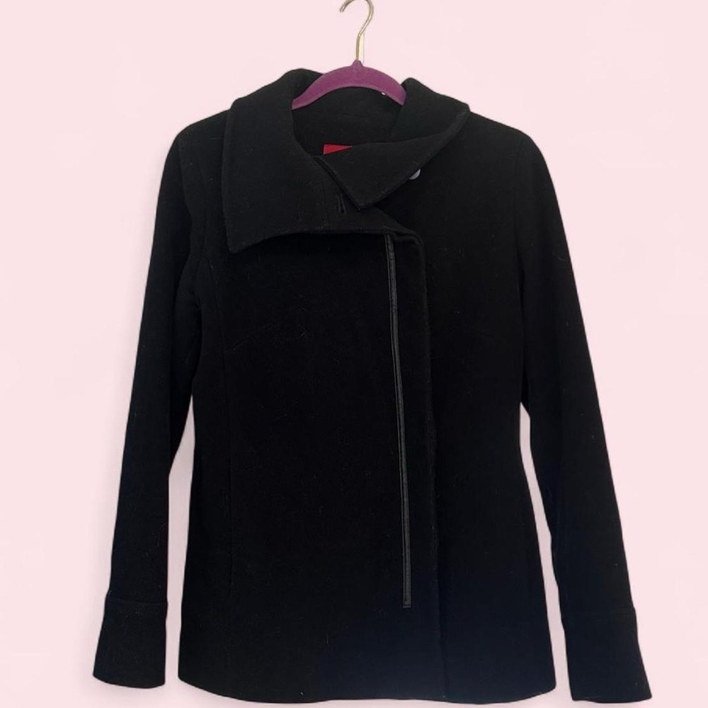 Cole Haan Black Pea Coat for Women